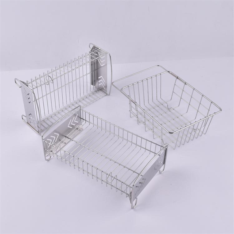 304不銹鋼餐具瀝淋水收納架 餐具消毒籃_http://m.ypzjw.cn_不銹鋼編織網(wǎng)類_第1張
